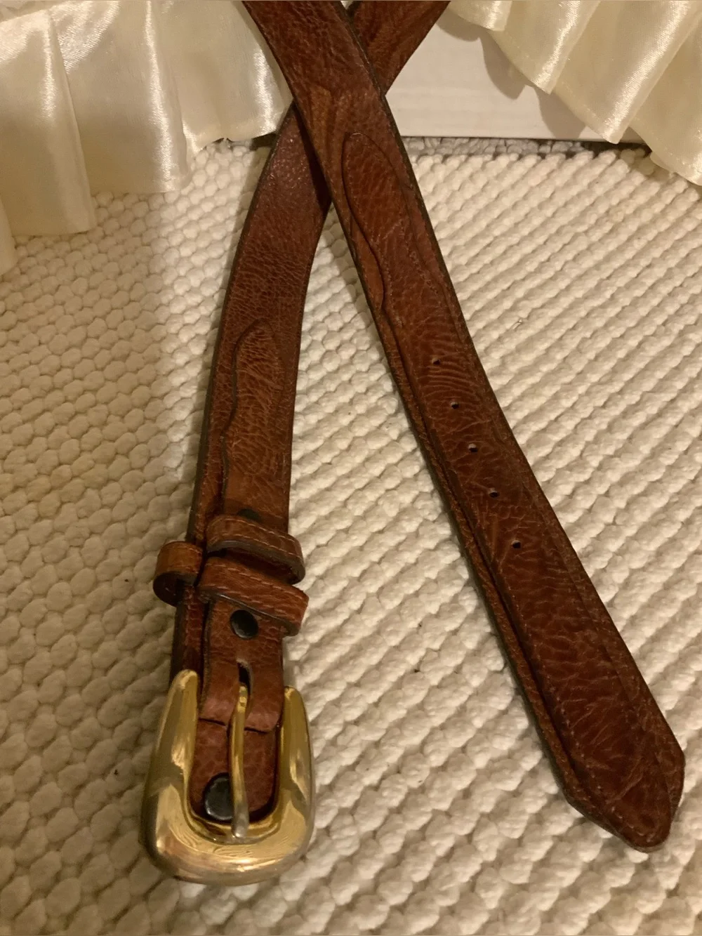 GRAVEL BOOTS OSTRICH BELT